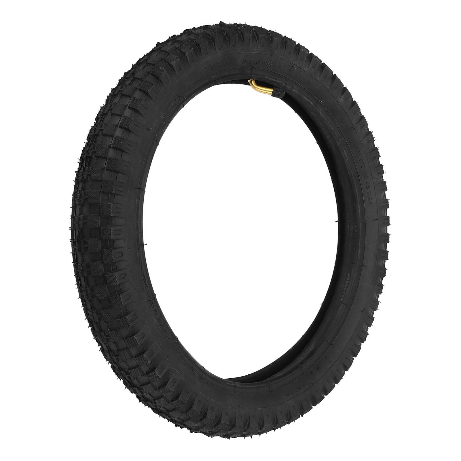 

16x2.4 Dirt Bike Tire Rubber Anti Slip Inner Outer Tyre Replacement Kids Bike Tire