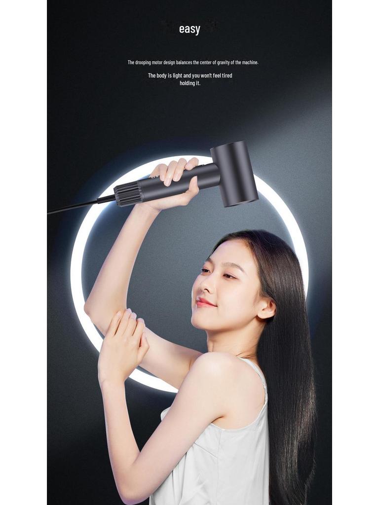 Yongri High-Speed Ionic Hair Dryer - Silent, Quick-Drying, Powerful for Home & Salon Use