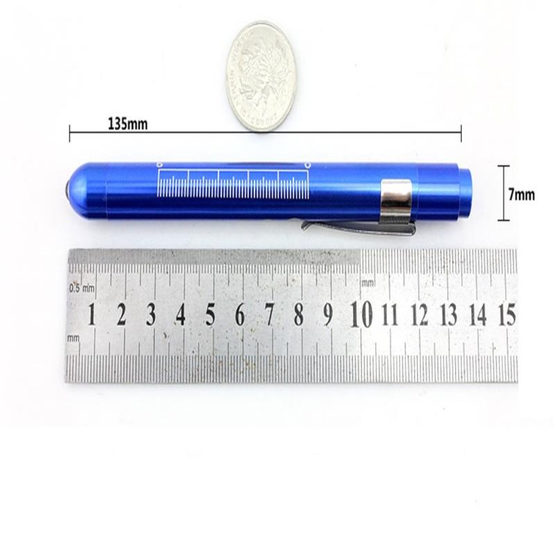 Nurse Metal Gauge Penlight Led Light Integrated Design Medical Waterproof Penlight For Doctor Nurse