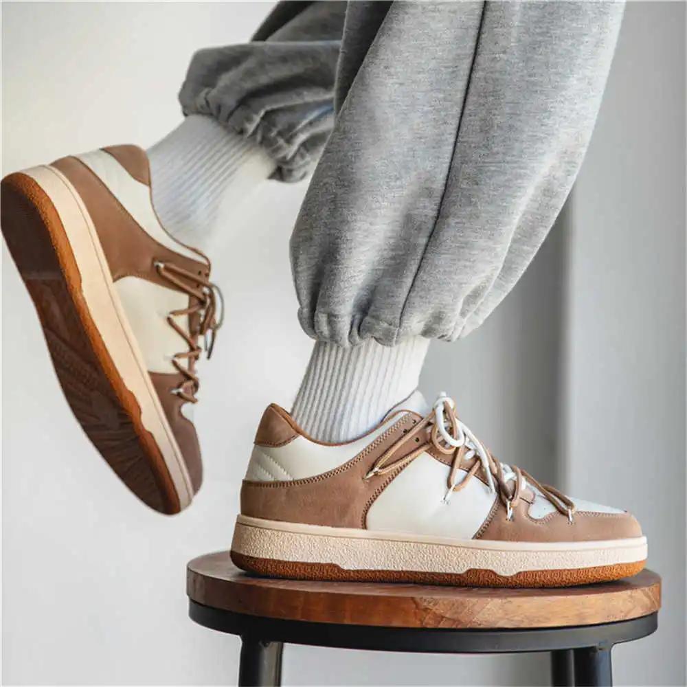 Fashion Semi Formal Mocasins Wide Boot Nursing Orange Men's Sneakers Gym Shoes Sport Outing Hospitality Sport Sapatenes Vzuttya