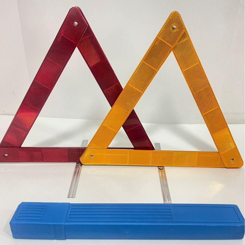 Reflective Emergency Warning Triangle Foldable Breakdown Warning Triangle Auto Tool