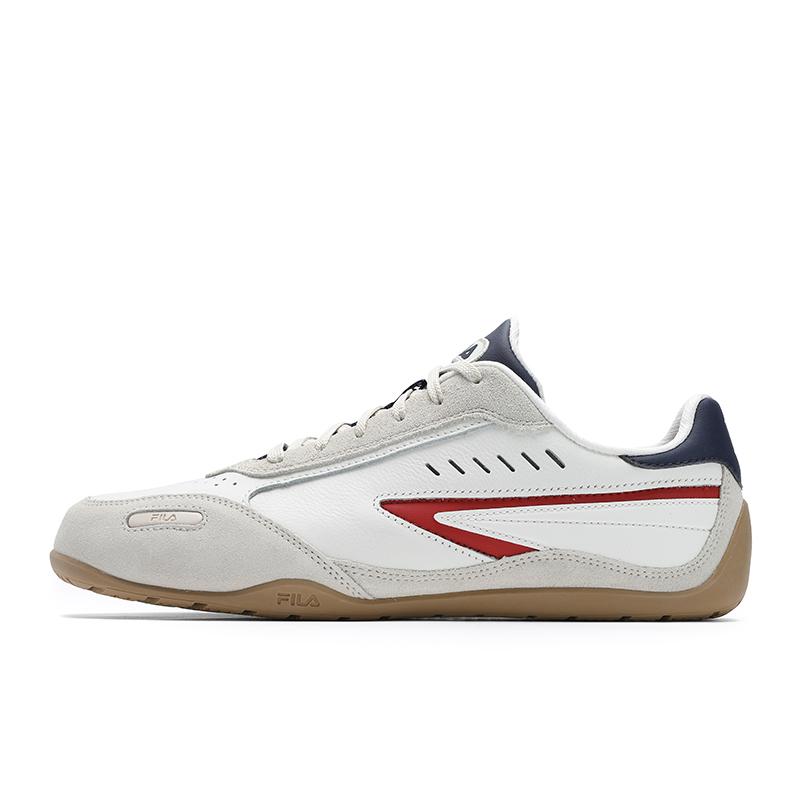 New FILA Low Top Skateboard Shoes Men's White Gray F12M511210FCB