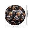 Ronaldo's Geometric Soccer Player Art Soccer Ball Size 5 Football Machine-Stitched Indoor/Outdoor Universal Football Surprise Collection Gift