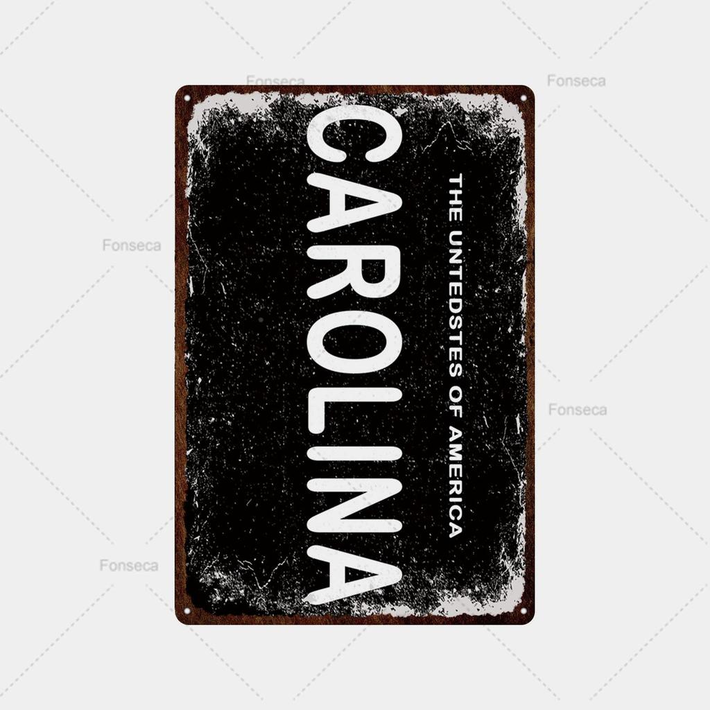 Place Name Sign Metal Sign Vintage Tin Sign Plaque Metal Bar Retro Wall Decor Bar Club Man Cave Metal Poster