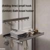 Retractable Laundry Drying Rack Thicken Clothes Storage Hanger Rack for Bathroom Closet Laundry Room Home Space Saving Supplies