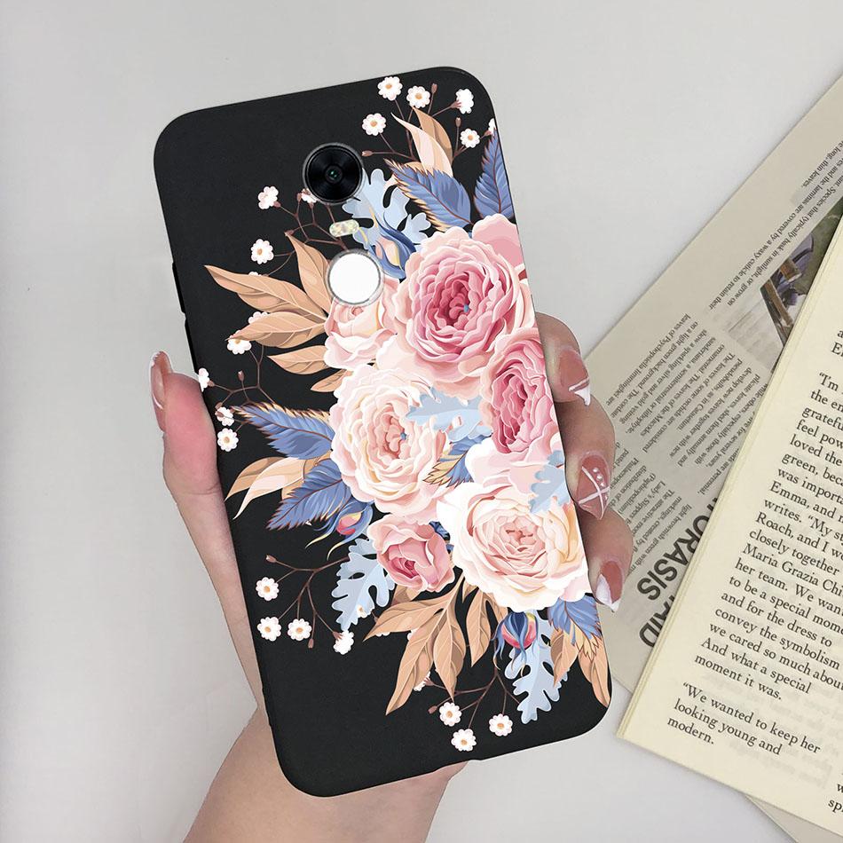 Cute Cartoon Case For Xiaomi Redmi 5 Plus Case Soft Painted Matte Silicone Back Cover For Redmi5 Plus Redmi 5+ Phone Cases Funda