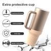 Silicone Cup Cover for 30/40 Oz Tumbler Cup Boot Food-Grade BPA-Free Reusable Durable Bottom Protector