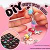 Princess Jewelry Box DIY Set: Create Bracelets & Necklaces - Perfect Birthday Gift for Girls