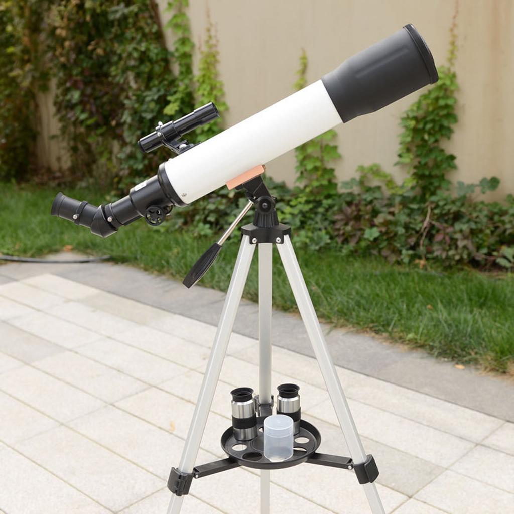 Astronomical Telescope Refractor 70500 20X‑250X 70mm Aperture 500mm Focal Length Portable Travel Telescope with Tripod for Kids Beginner