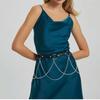 Hollow Out Waist Chain For Women Sexy Adjustable Body Jewelry Belt Y2K Denim Skirt Accessories Fashion Gifts Party Clubwear