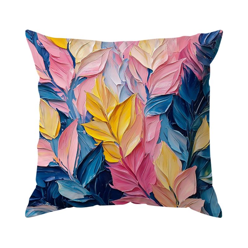 1Pc Colors Feather Cushion Covers Square Pillowcase For Car Sofa Bedroom Home Decor