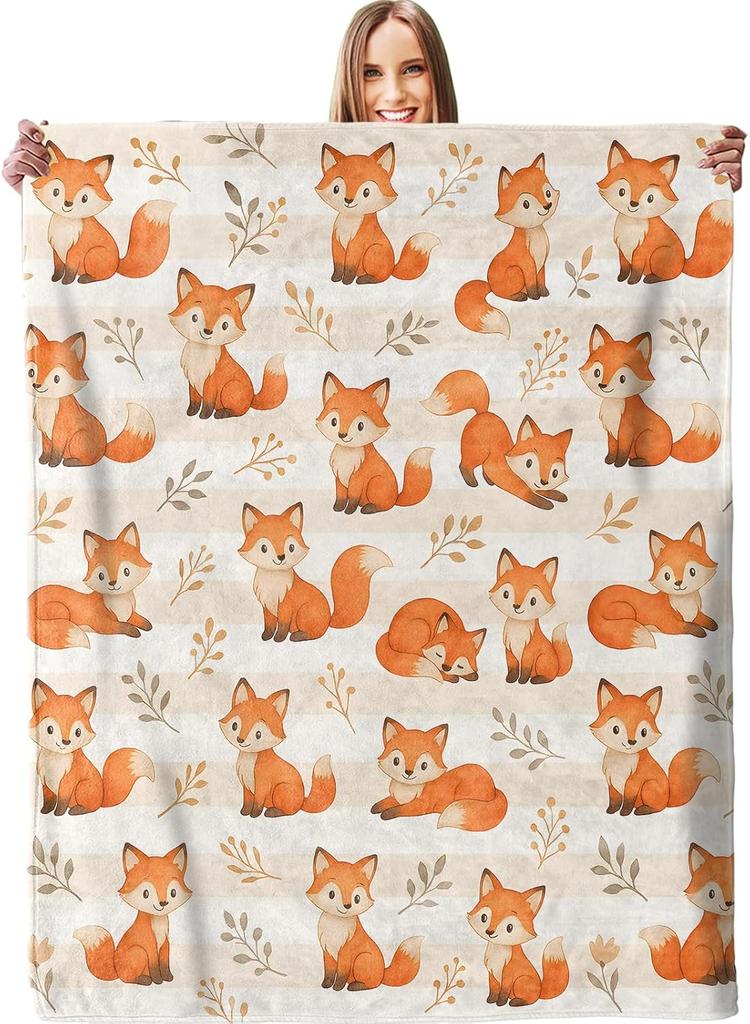 Romantic Red Hearts Blanket - Plush, Soft, Comfy, Lightweight, Warm, Fuzzy, Cozy Flannel Throw Blanket for Couch, Travel, Bed