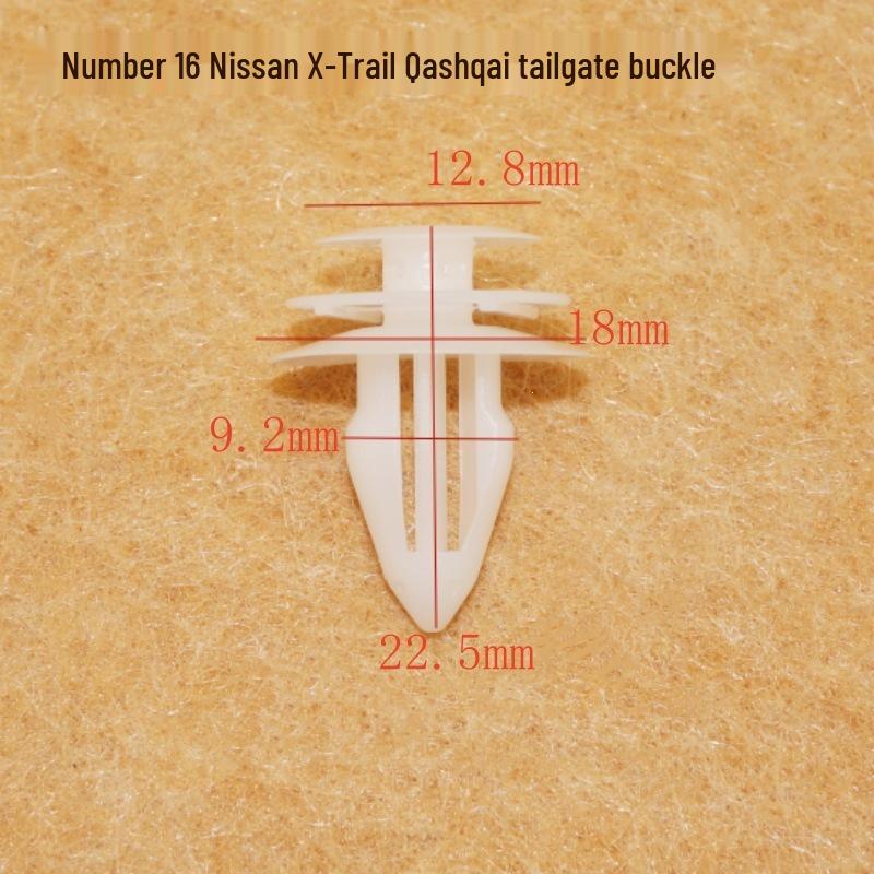 Universal Nylon Door Panel Clip: Car Interior, Tailgate, Trim Fastener