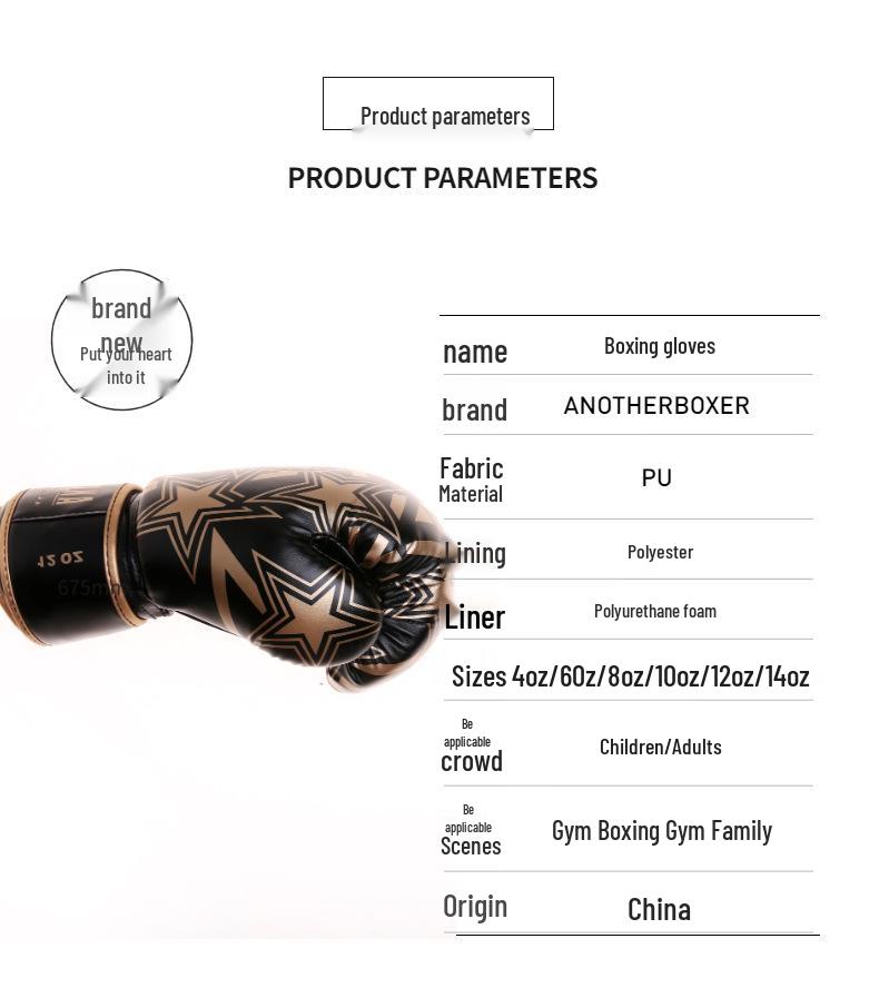 ANOTHERBOXER Unisex Boxing Gloves for Adult & Kid Training