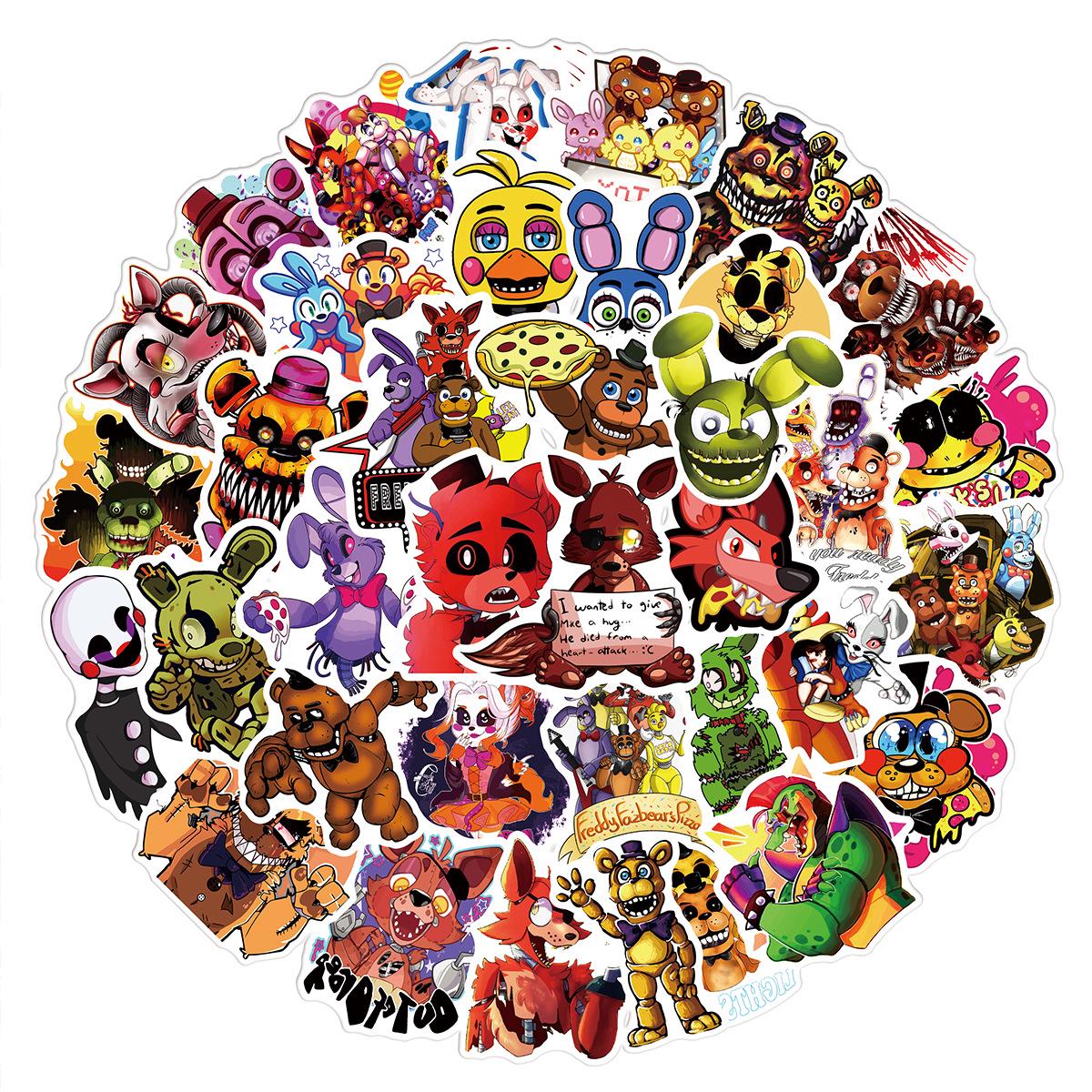 Roblox Game Series Doodle Stickers: 50 Waterproof Cartoon Stickers for Skateboards & Water Bottles