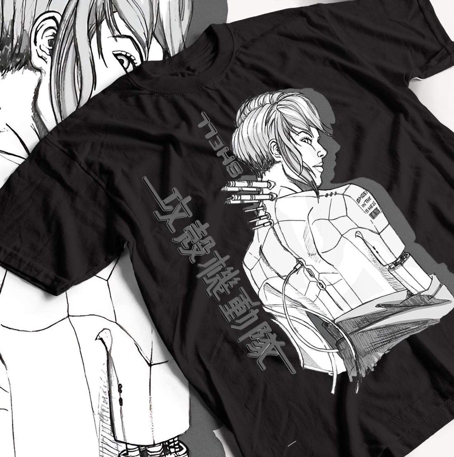 Vintage Anime T-Shirt, 90s Retro Manga Waifu Shirt L