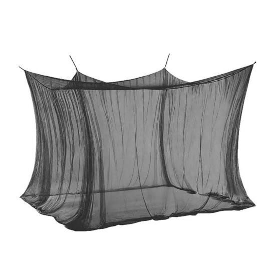 4 Corners Mosquito Net Mesh Insect Rectangular Mosquito Barrier 200cm чёрный