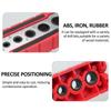 6-Hole Portable Drilling Guide Center Guide Woodworking Drilling  Furniture Manufacturing