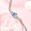 Elegant Womens Quartz Watch With Waterproof Mineral Glass And Pearl Dial For Casual Style