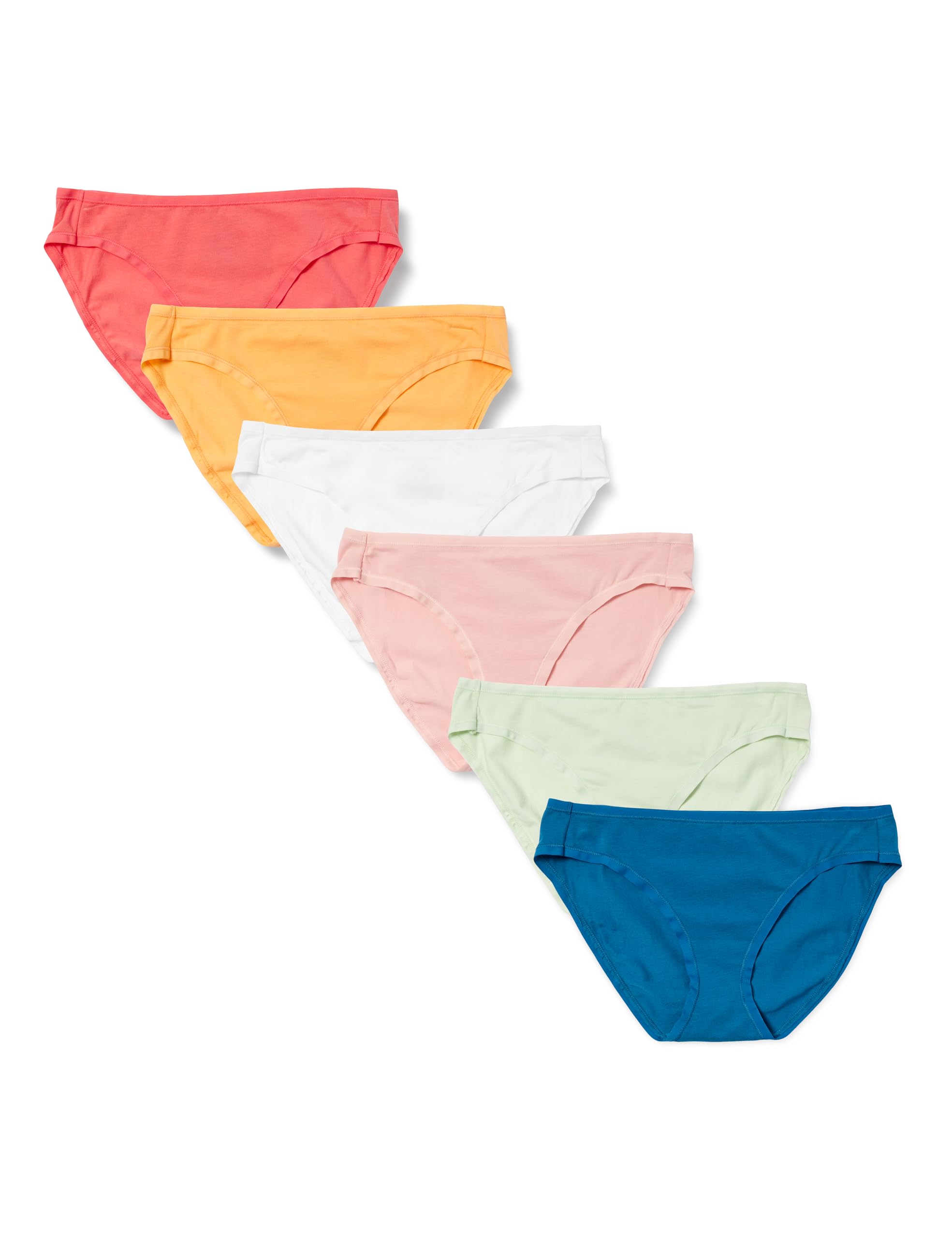 

Bikini Pretty Color L [Amazon Essentials] 6-pack Shorts, Cotton, Women s, Pop,