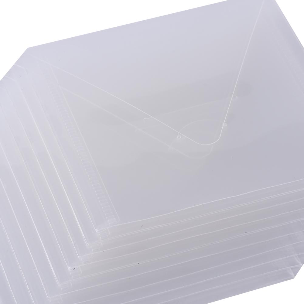 10Pcs Cutting Dies Stamps Organizer Pockets Clear Envelopes Scrapbooking Stencil Organizers Decorative DIY Mold Storage Gadgets