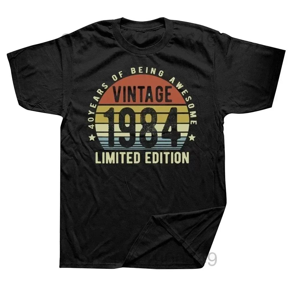 Men Women Birthday Anniversary T-shirts 1984 40th 40 Year... XXXL