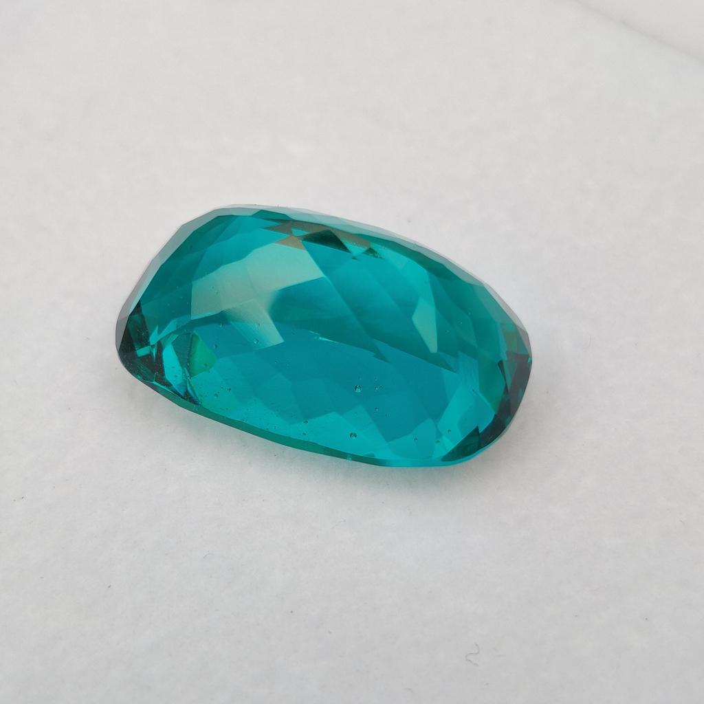 Cushion Cut Natural Glass Stone, Faceted Loose Stone, 35.50 Carat, 26x15x14 Size Stone.