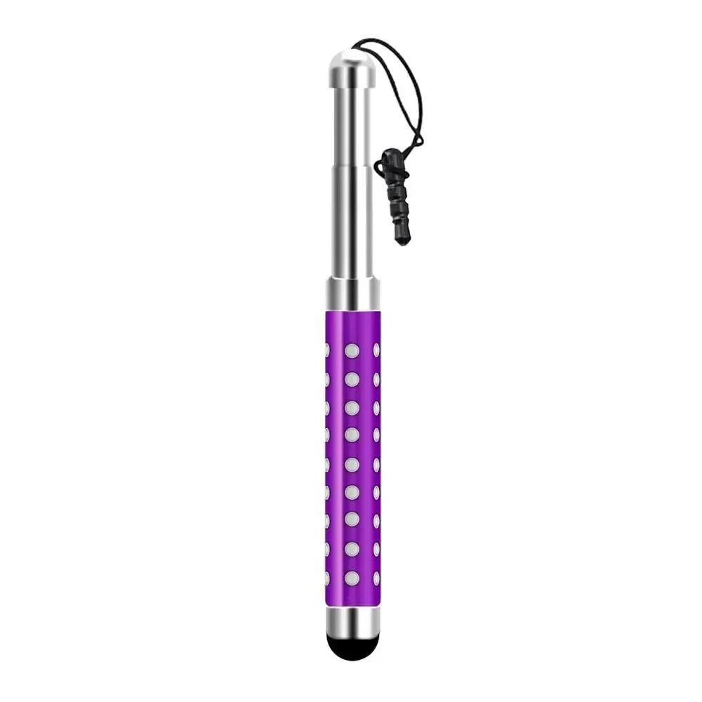 1 pz Mini Penna Stilo Capacitiva Universale Portatile Multifunzione Estensibile per Cellulari Tablet PC per iPad