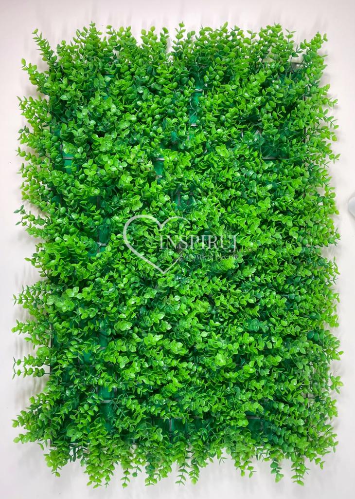 Zielona ściana - panel roślinny z eukaliptusem