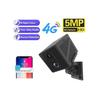 Kamera IP 5MP z kartą SIM 4G, Kamera z wykrywaniem ludzi, Kamera do nadzoru bezpieczeństwa, Kamera wideo, Głos Inter