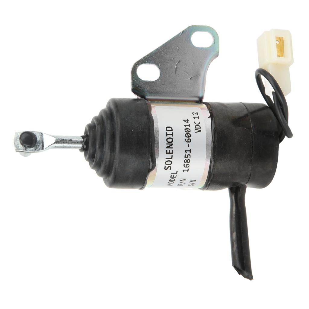 Fuel Shut Off Solenoid Aluminum Alloy 12VDC Fuel Stop Solenoid for Kubota RTV900T RTV900R B7410D BX1500D