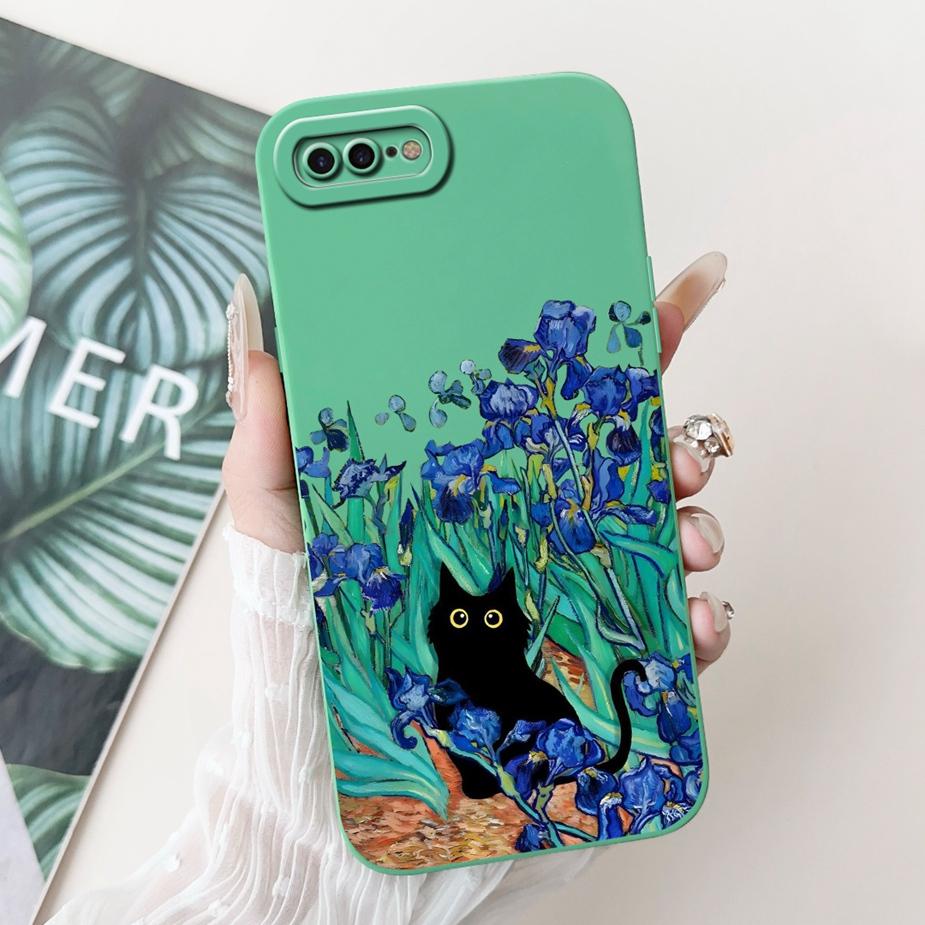 For Apple iPhone 7 Plus Case iPhone8 Plus Luxury Candy Painted Cover Shockproof Phone Case For iPhone 8 iPhone7 Plus Soft Fundas