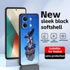 Anime Tenshi Hinanawi Handyhülle für Redmi Note 14 13 12 11 Pro Plus S 5G 14C A3 Weiche Schwarze Handyhülle