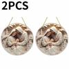 1-6PCS Rustic Christmas Door Hanging Sign Creative Home Decoration Wooden Plaque for Wall Window Porch Garden Party Holiday Gift