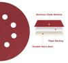 5inch 8 Hole 125mm Sanding Paper Set Screen Discs Woodworking Metal Grinding Disc Abrasive Polishing Tool 40/80/100/120/2000Grit