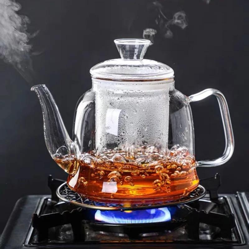 Tekanna Vattenflaska Svanhalsvattenkokare French Press Glas Med lock Termosflaska Hushållsapparat Köksredskap Elektrisk Gryta