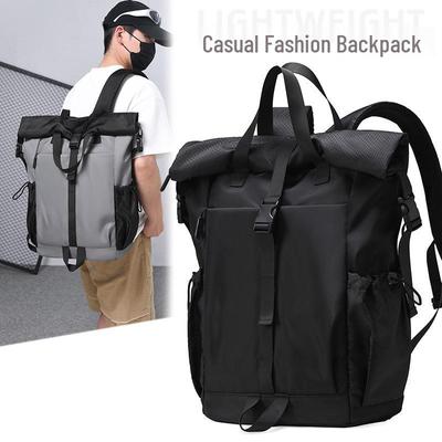 Mochila Enrollable de Gran Capacidad para Ciclismo para Hombre, para Viajes, Negocios y Uso al Aire Libre