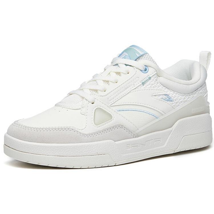 New Anta Life Collection Low Top Skateboard Shoes Women's Ivory White 122218085-1