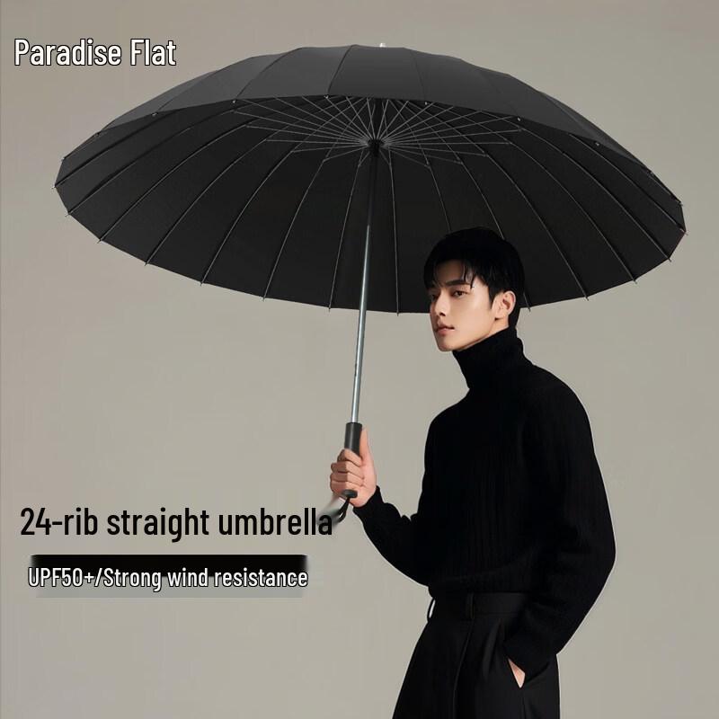Paradise 24-Rib Oversized Windproof Sun & Rain Umbrella