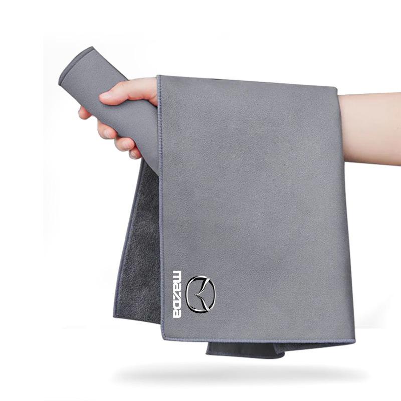 Miękka Szczotka do Czyszczenia Samochodu Ręcznik do Mycia Samochodu Ściereczka z Mikrofibry Akcesoria Samochodowe Do Mazda 3 6 CX5 2 CX3 CX9 MX5 RX8 Axela Demio MS CX5 2 Axela Demio