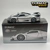 TW 1:64 Tarmac Works Pagani Huayra R Satin Silver Chase alloy car model