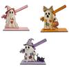 Wooden Toilet Paper Holder Sturdy Construction Freestanding Tissue Holder Halloween Theme
