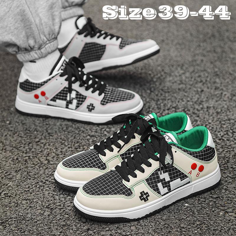 

Spring Men Fashionable Casual Borad Shoes INS Tennis Shoes Tetris Game Running Shoes Size 39-44