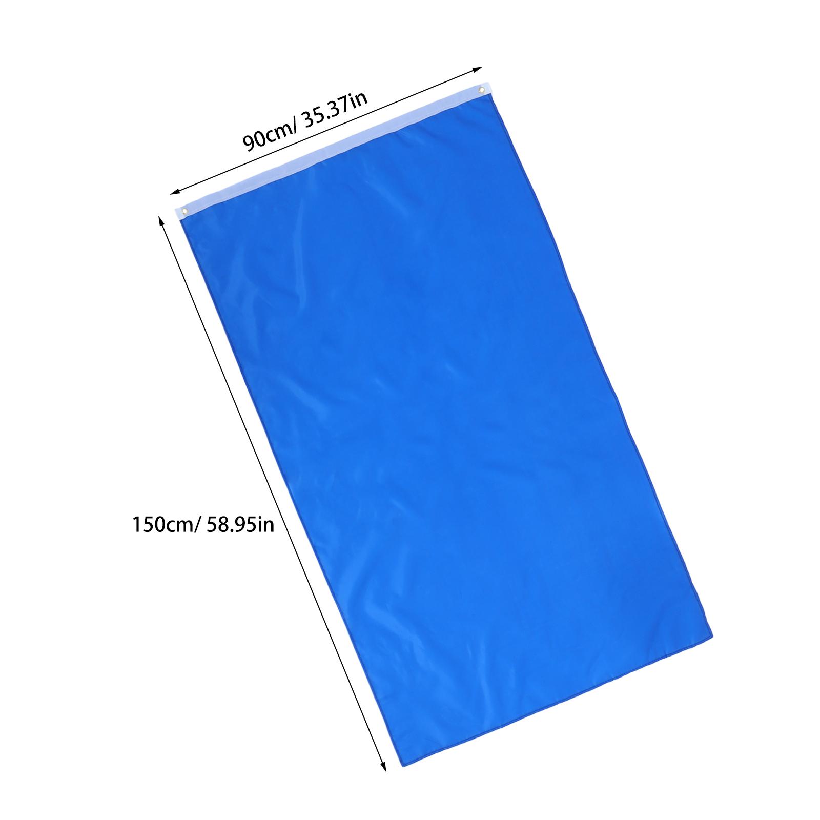 

2Pcs Solid Color Flags Polyester Durable Garden Decoration Outdoor Sports Cheer Party Celebration Blank Banner Grommet Flags синій