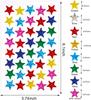 Reward Stickers for Children Colorful  Star Heart  Behavior Chart Scrapbook Sticker Student Teacher Supplies Gift Decoration