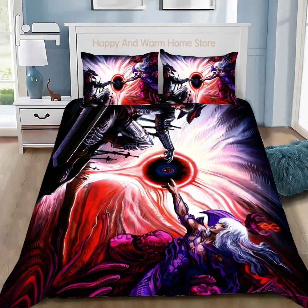 Duvet Cover Anime Berserk Pillowcase Bedding Set Adult Boy Girl Bedroom Decoration Boys Gift Single Double Large Size