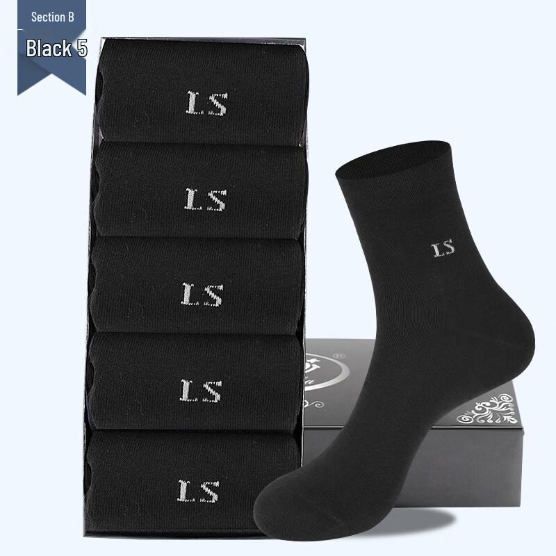 

LangSha Men s All-Season Business Cotton Socks