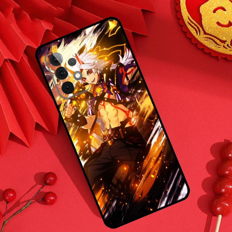 Arataki Itto Genshin Impact Case For Samsung Galaxy M15 M55 M31 M13 M11 M12 M14 M06 M16 M36 M56 M53 M32 M52 M35 M34 M54