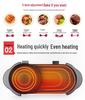 Popular Dual-Control Shabu-Shabu & Grill Electric Pan: Intelligent Temp Control, Multifunctional BBQ & Pot