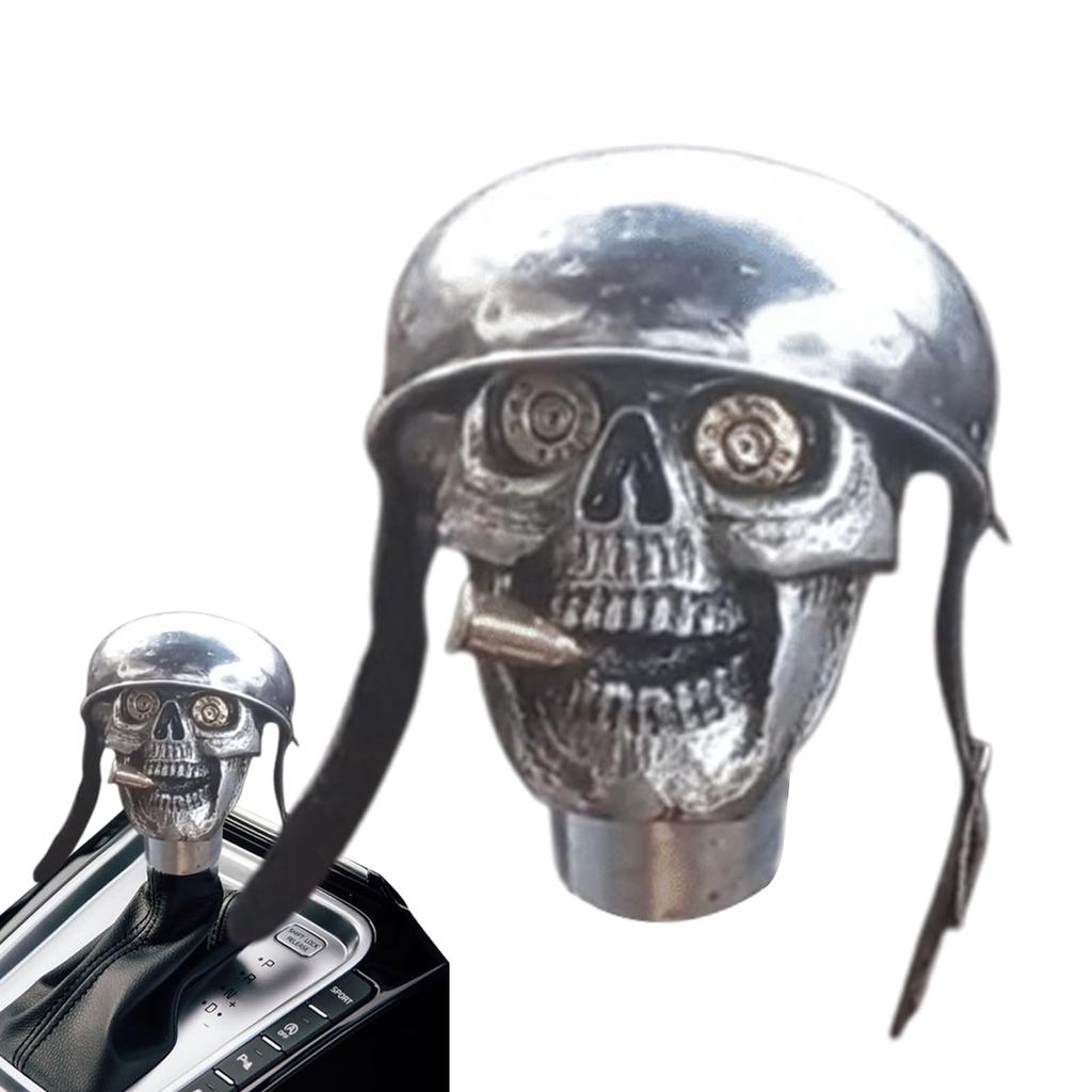 Skull Shifter Knob, Car Knob Skull - Skull Gear Knob Skull Soldier Handle Shift
